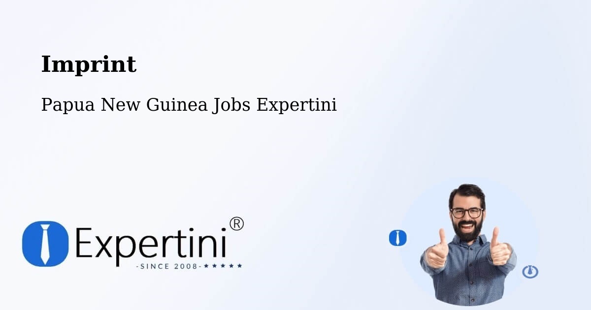Imprint – Dei - Papua New Guinea Jobs Expertini